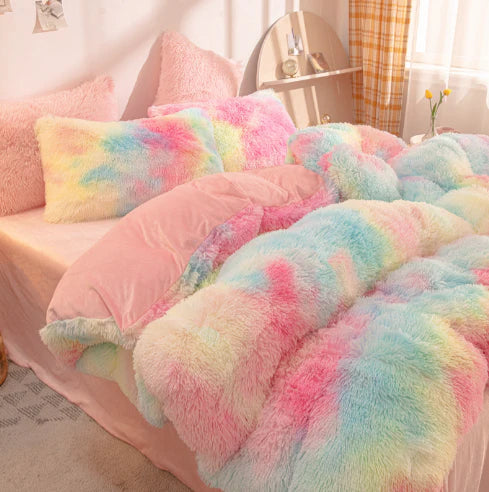 FluffCandy - Long-Pile Duvet Cover Set for a Cozy Winter