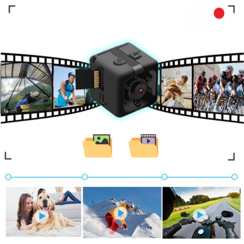 VisionInvisible - Caméra de Sécurité HD Discrète Intérieur et Extérieur