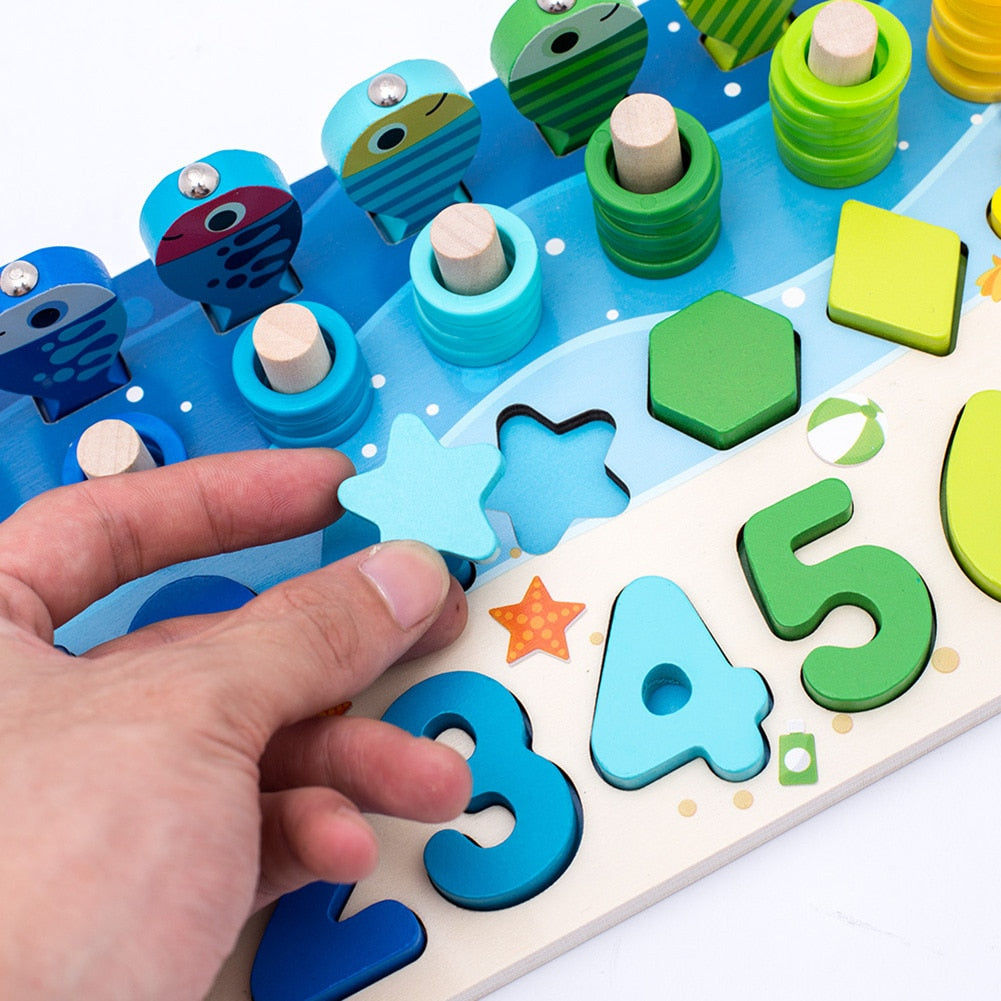 SafariExplorer - Wooden Montessori Busy Board for Babies