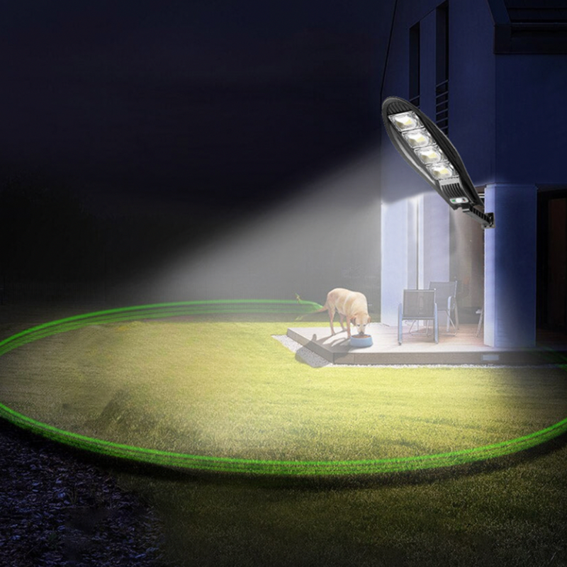 LumièreDragon - Powerful 600W LED Solar Floodlight for Outdoors