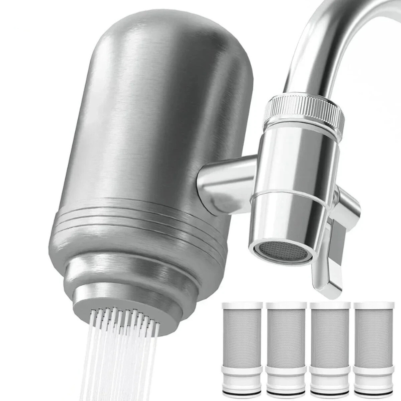 CleanFlow - Filtre à Eau Luxueux en Inox pour une Eau Cristalline