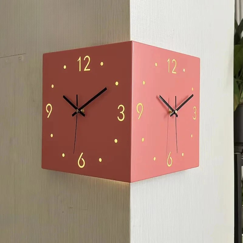 DualEdge Clock - Horloge murale elegante a mecanisme silencieux