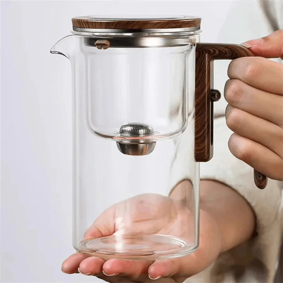 ClearBrew - Théière en verre élégante pour café et thé