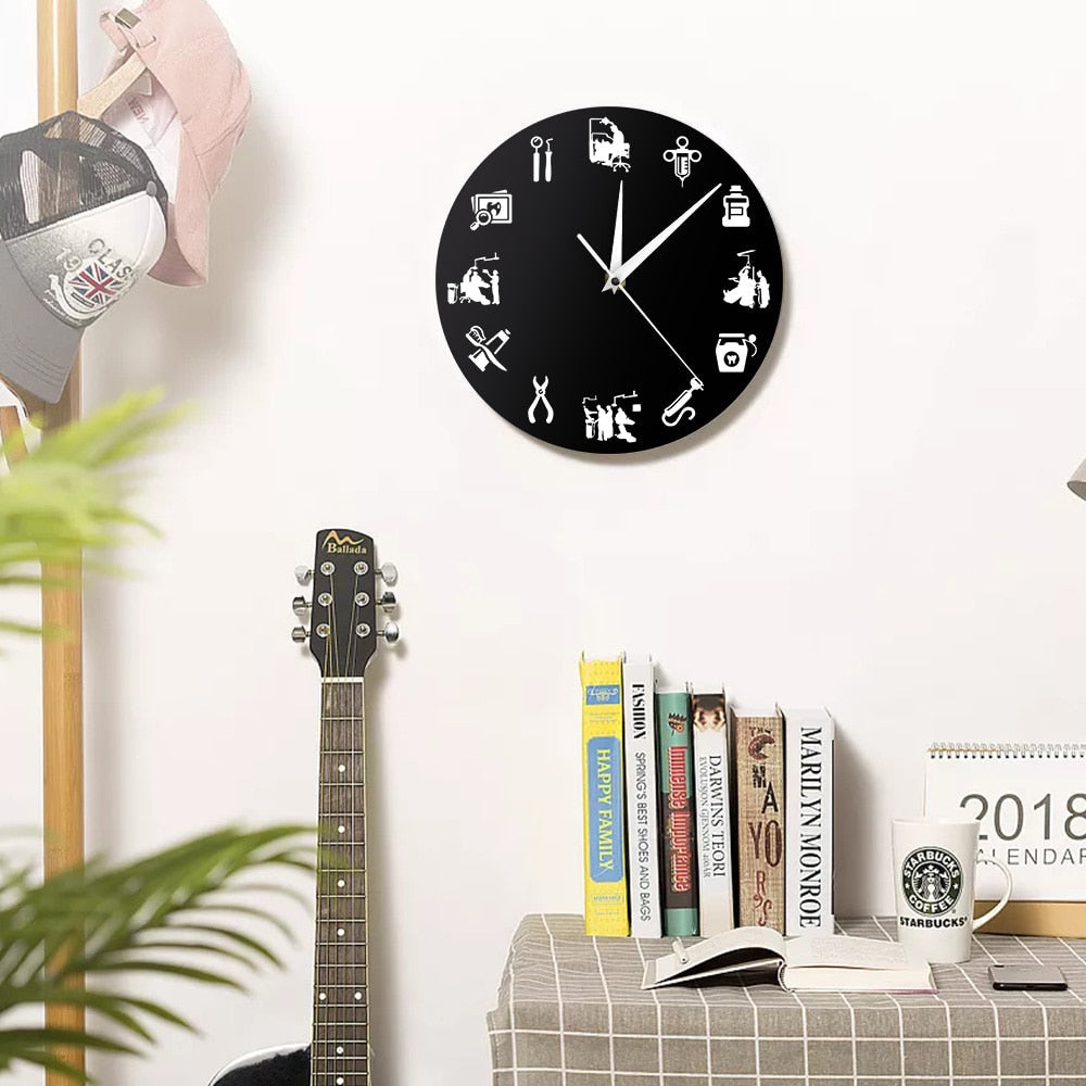 Dental - Modern Wall Clock for Dental Clinics