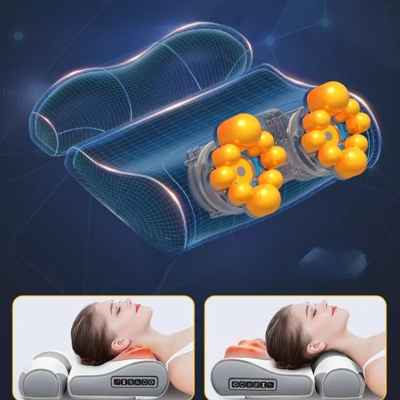 Revitalize - Coussin chauffant massant multifonction pour la détente