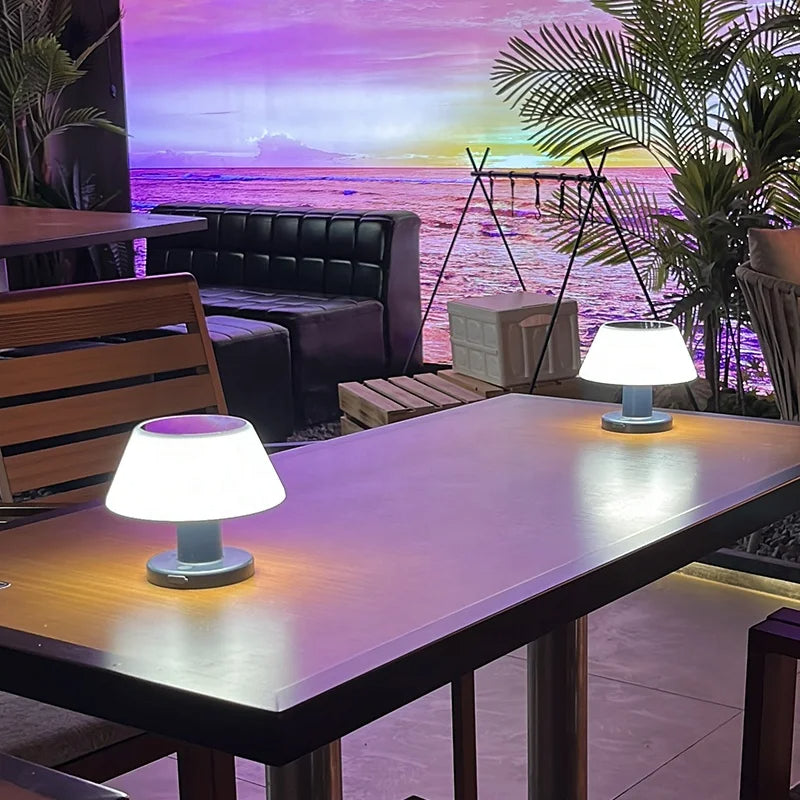 Dusklyn - Solar-Powered Table Lamp for Indoor and Outdoor Use
