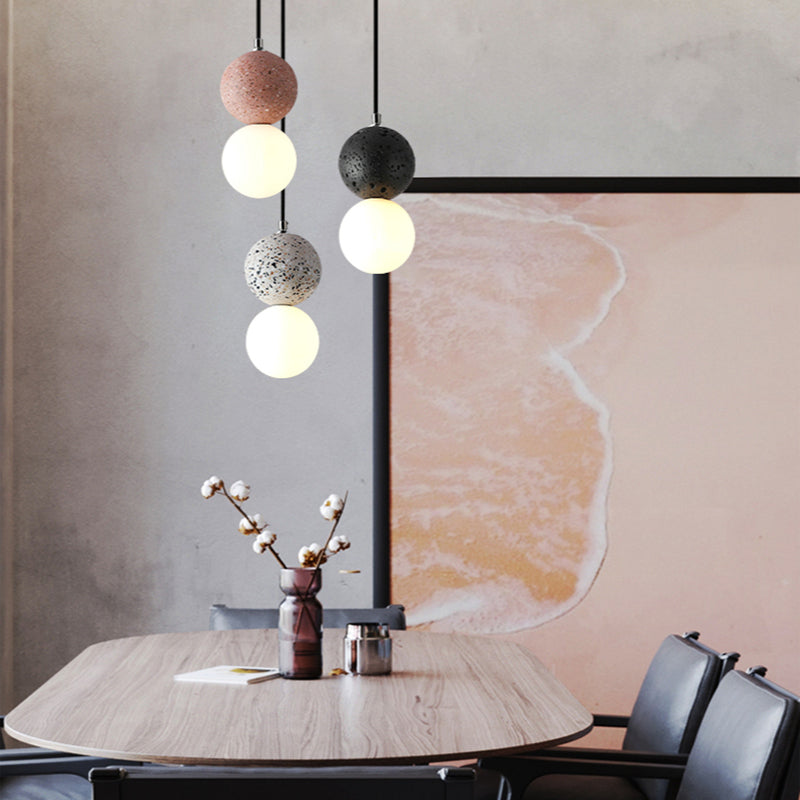 Aurora Glow - Luxury LED Pendant in Black and White