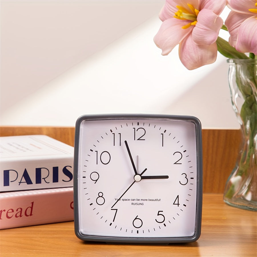 TickTockCharm - Minimalist Cartoon Analog Alarm Clock