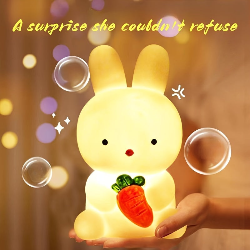 Yamibun - Cute LED Bunny Night Light for Soft Ambience