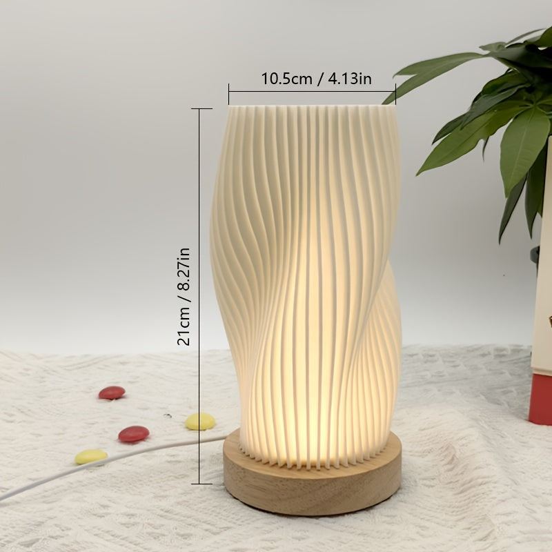 CozyLight - Dimmable Wooden LED Bedside Lamp
