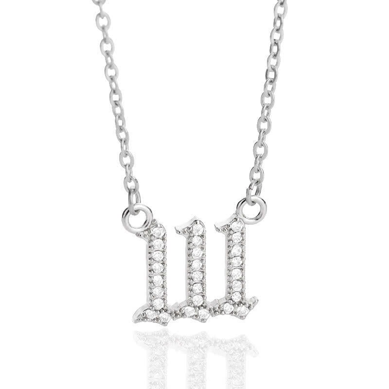 Seraphina - Collier nombres angéliques en zircone