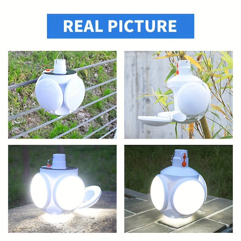 SolarFold Lamp - Foldable Rechargeable LED Camping Lantern