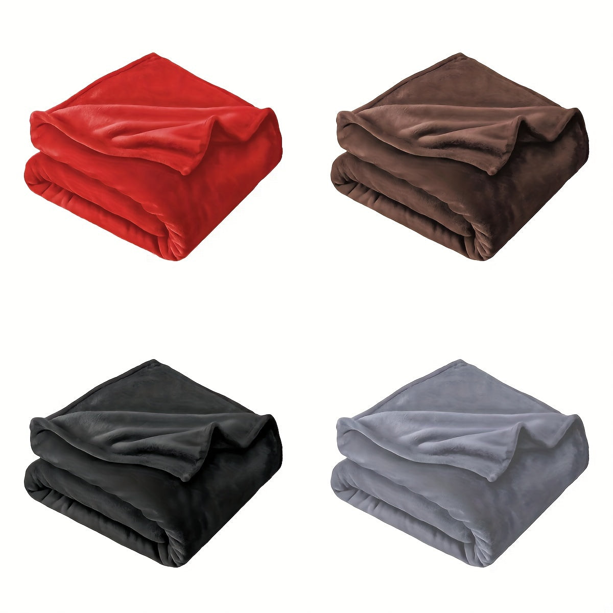 AlbaNest - Soft Flannel Fleece Throw for Sofa and Bed