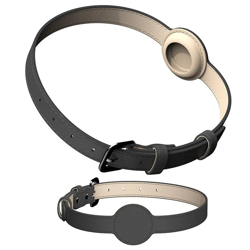 Edouard Collar - Luxury Dog Collar with AirTag Holder
