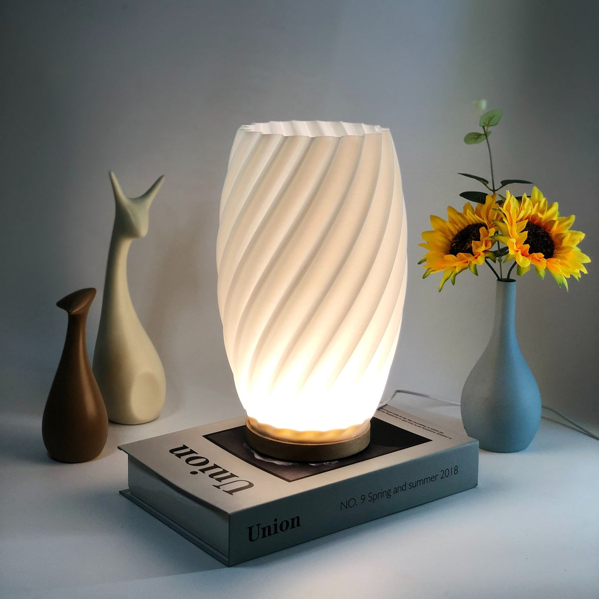 ModiLamp - Modern USB Table Lamp with 3 Light Colors