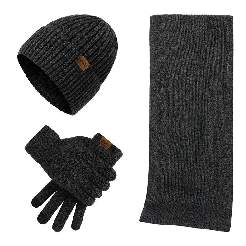 ArcticStyle - Winter Beanie, Scarf and Gloves Set