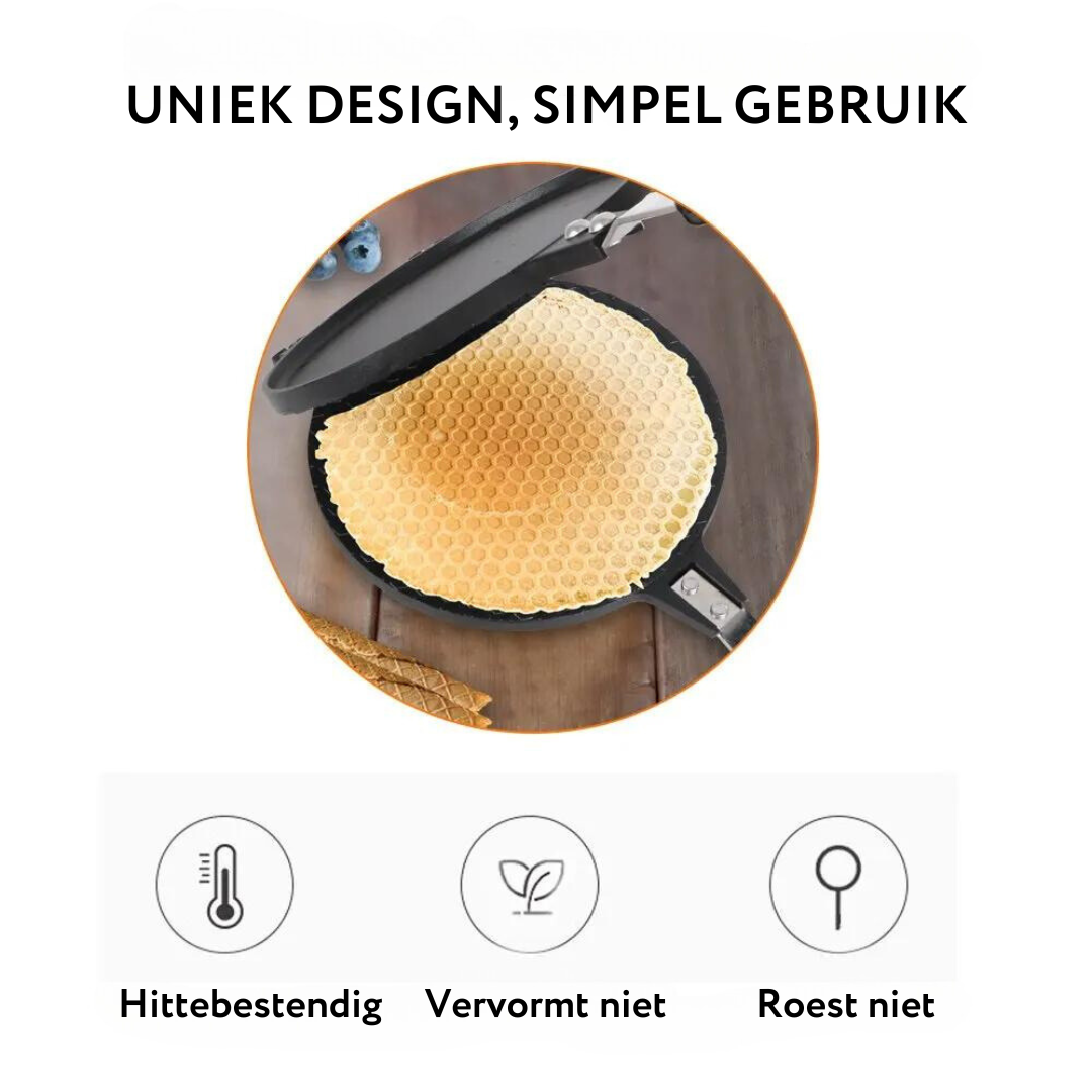PerfectBake - Gaufrier de Luxe pour des Gaufres Parfaites et Croustillantes