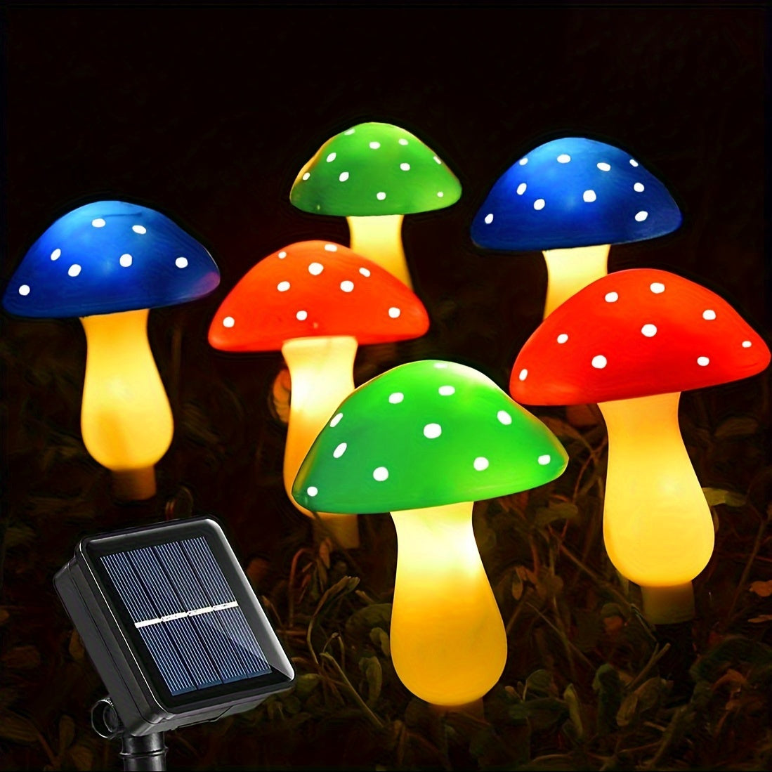 Arbogrove - Solar Mushroom Garden Lights with 8 Lighting Modes