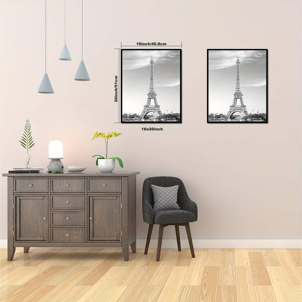 Timeless Frame - Set of 2 Elegant Black Photo Frames