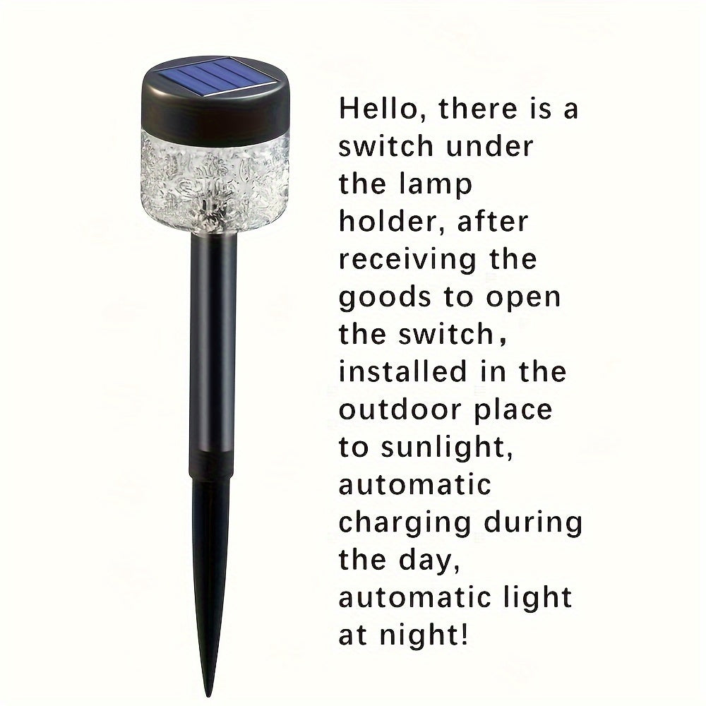 SolarGlow Set - Pack of 4 Solar Garden Lights for Affordable Outdoor Lighting