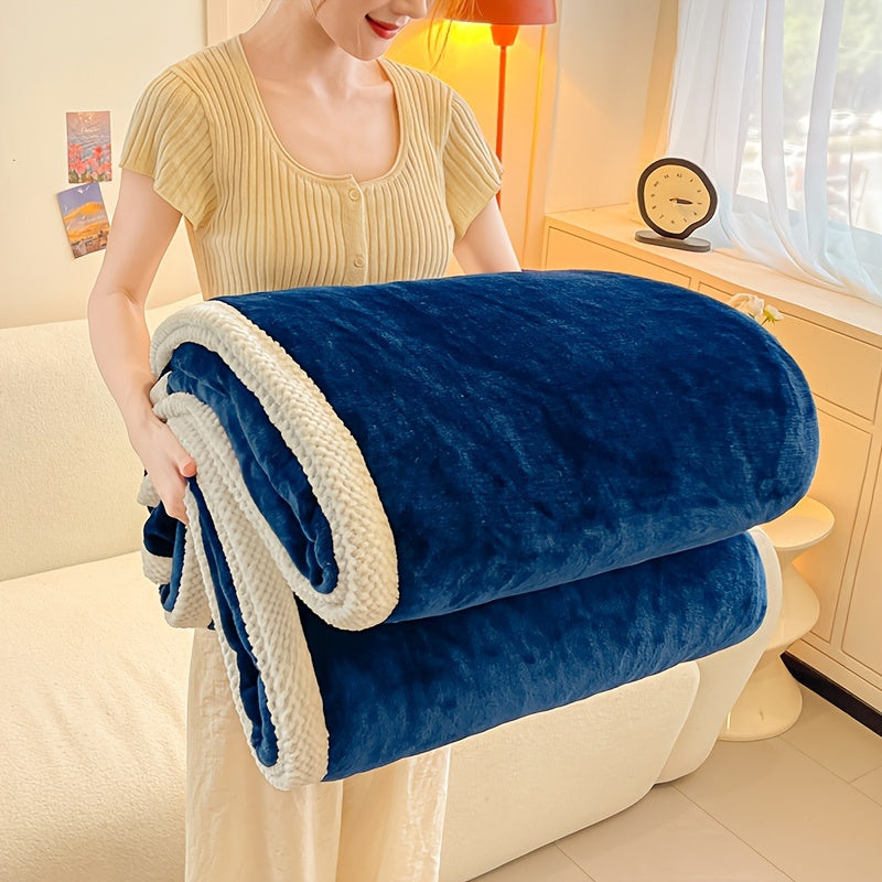 LuxuryFleece - Reversible Double-Sided Fleece Blanket