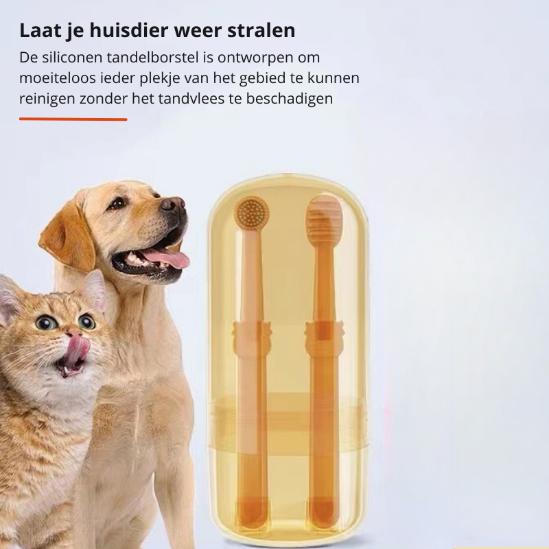 DoggyDent - Professional Dog Toothbrush for Healthy Teeth