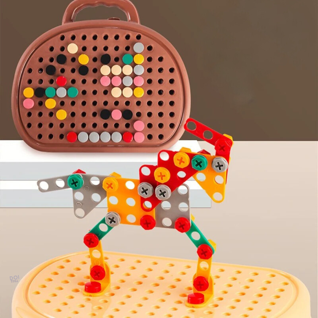 ToolMaster Kids - Creative Tool Box with Mini Drill