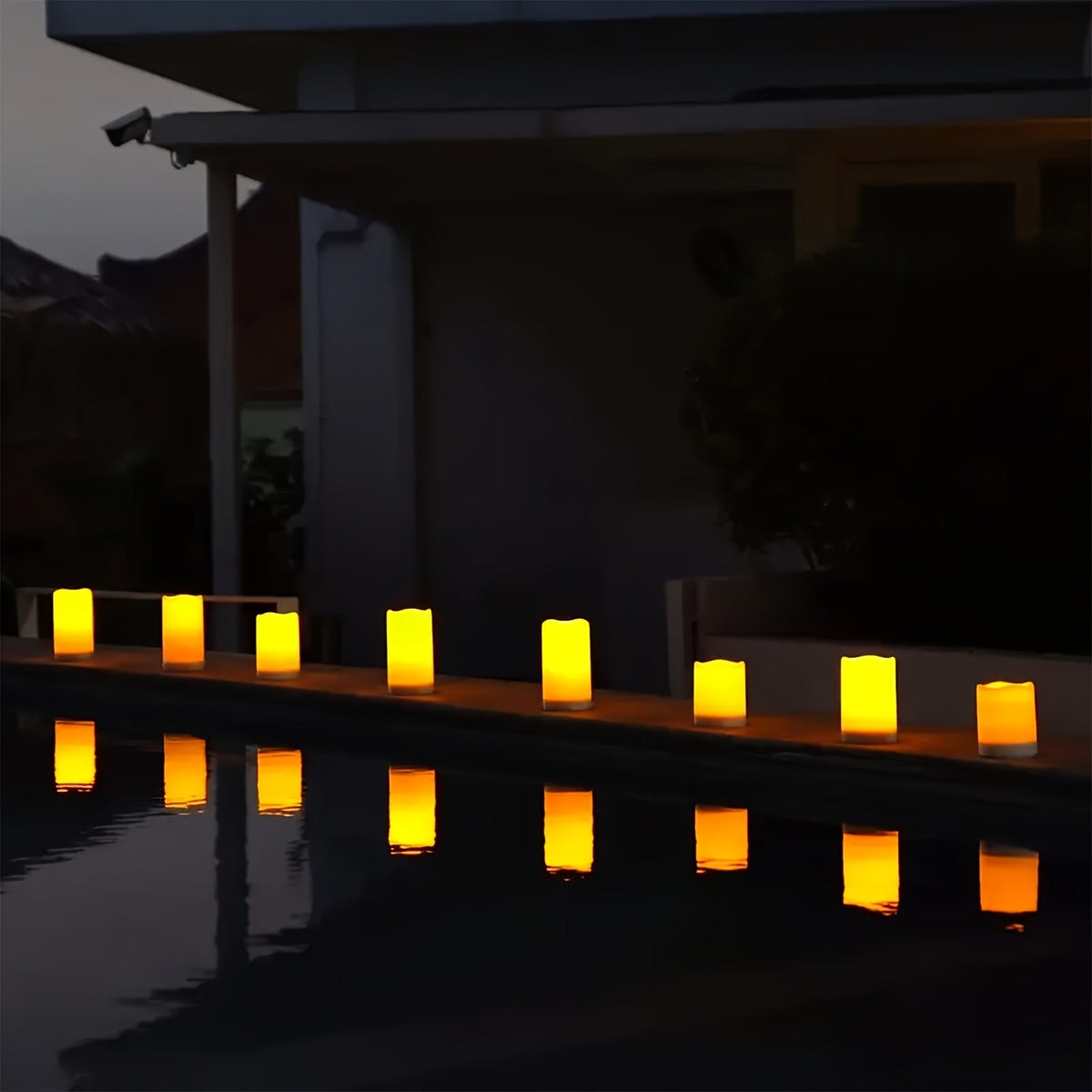 FlameFree - Waterproof LED Candle Set with Remote Control and Timer