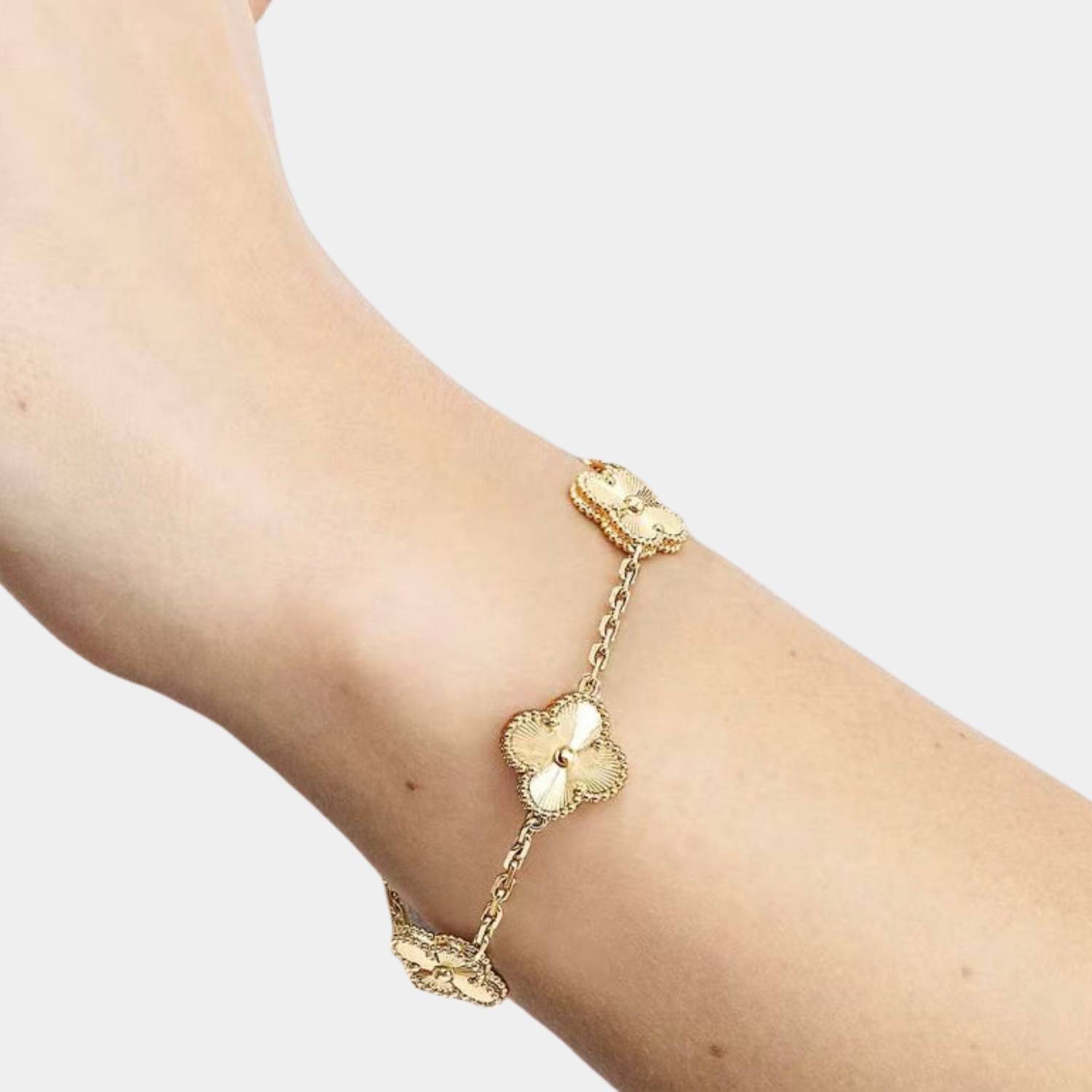 GoldenClove - Set trèfle or collier et bracelet