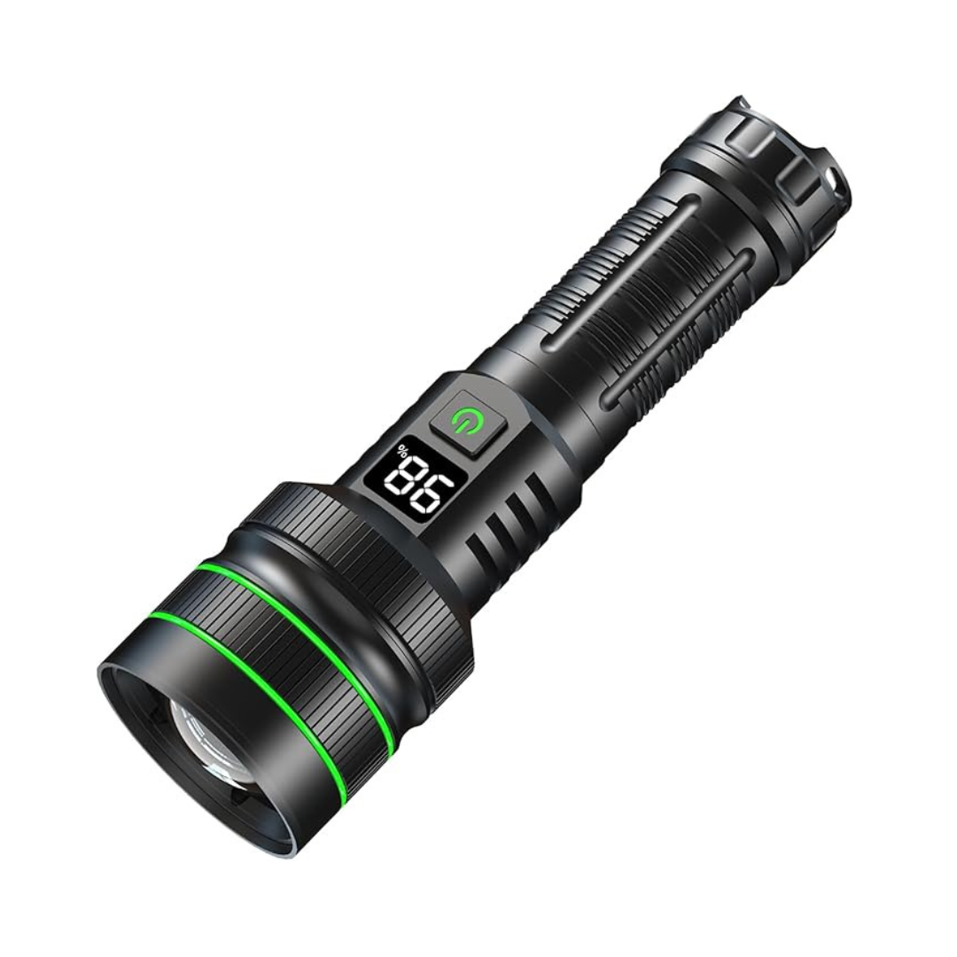 PowerBeam - Lampe torche LED puissante avec zoom