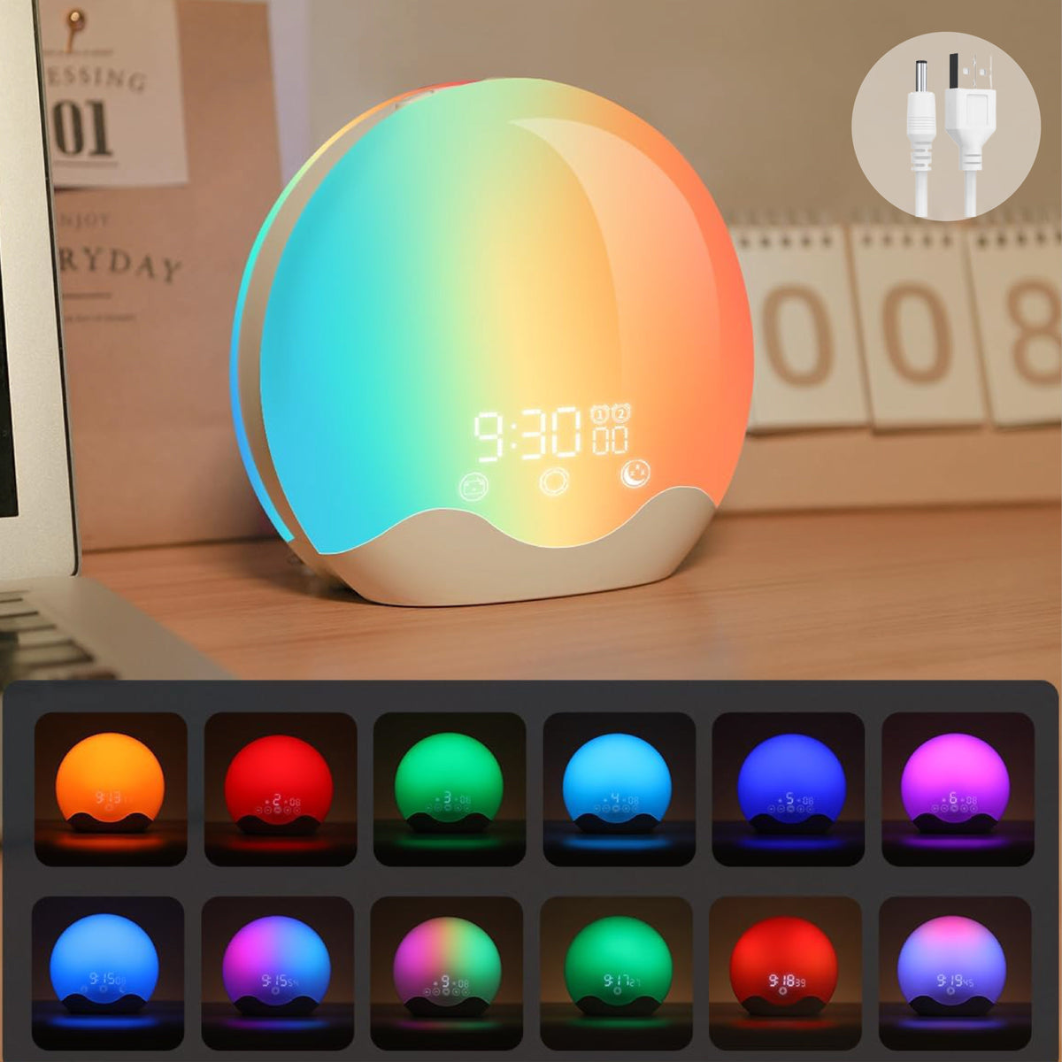 HaloLight - Touch-Control Sunrise Alarm Clock
