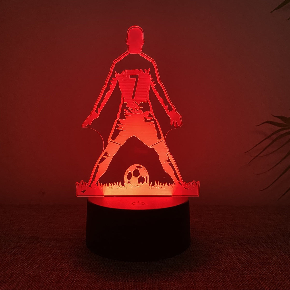 SportGlow - 3D Soccer Player Color-Changing LED Night Light
