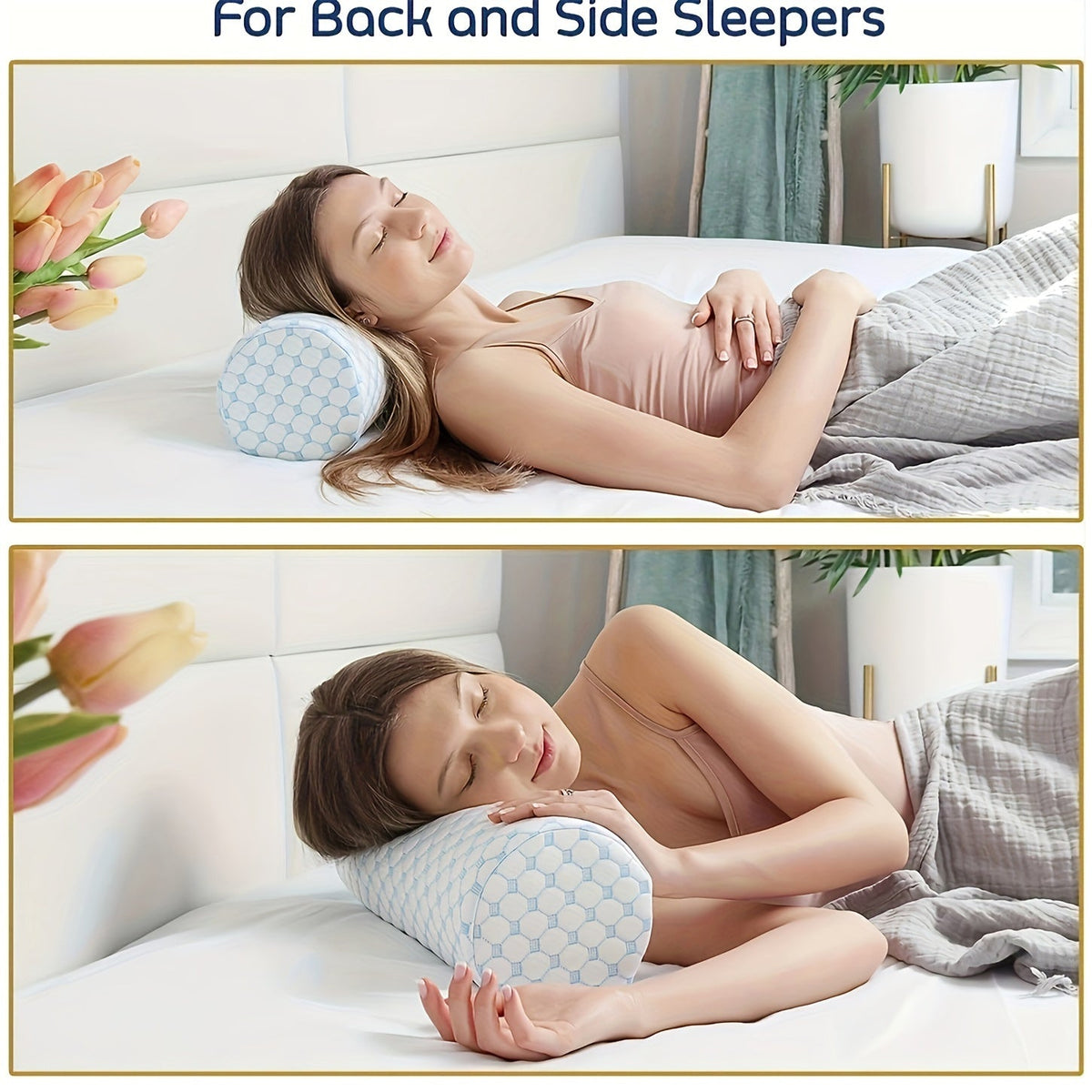 SleepAlign Pillow - Cooling Memory Foam Cervical Pillow
