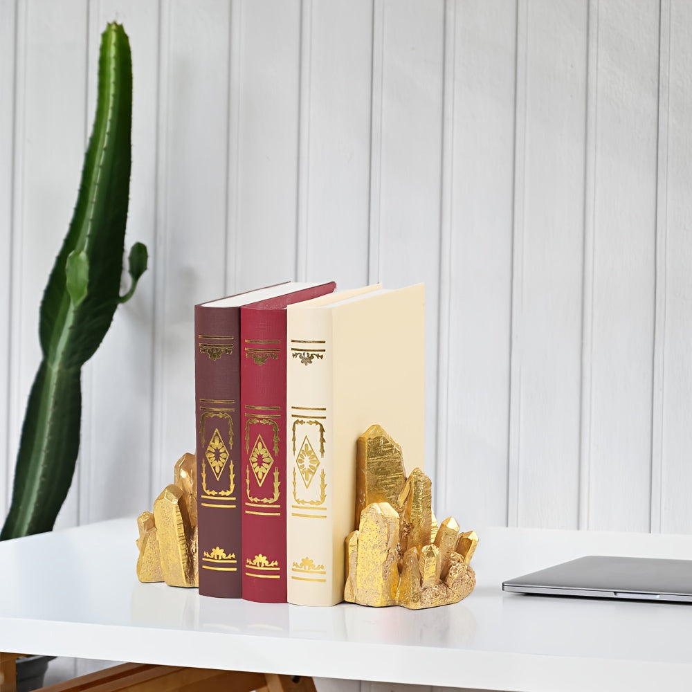 CrystalForm - Vintage Crystal-Design Bookends