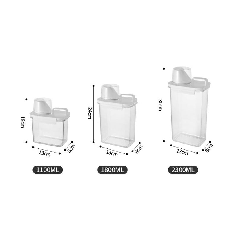 FreshKeeper - Airtight Storage Container with Measuring Cup