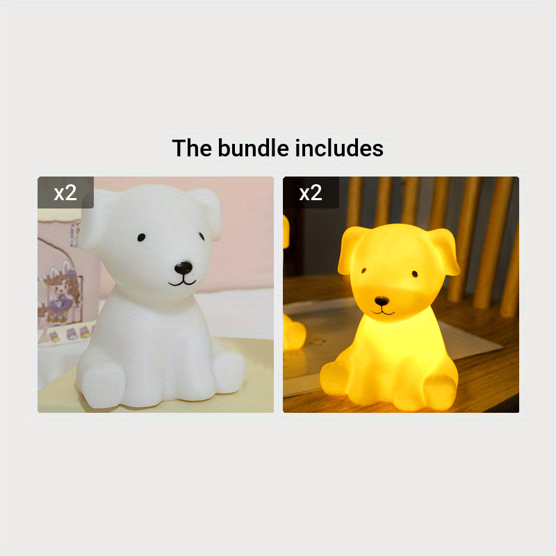 PuppyGlow - Warm Glow LED Puppy Lamp