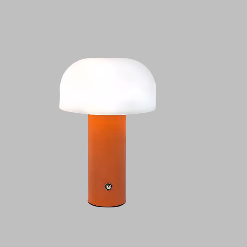 MushroomGlow Table Lamp - Elegant Cordless Light with Touch Control