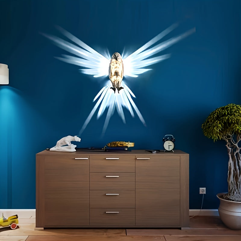 OwlGlow Wall Light - Decorative Geometric LED Wall Lamp