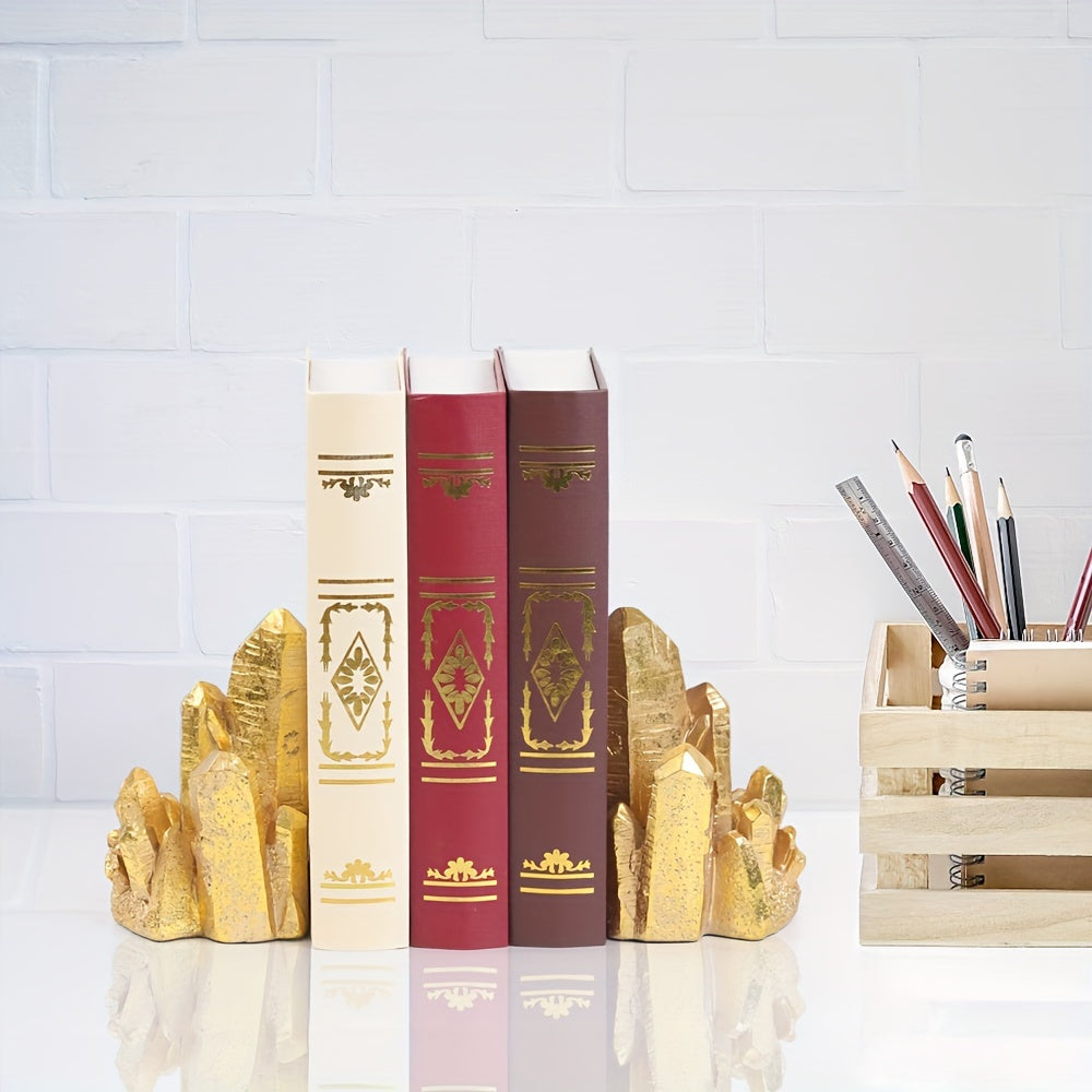 CrystalForm - Vintage Crystal-Design Bookends
