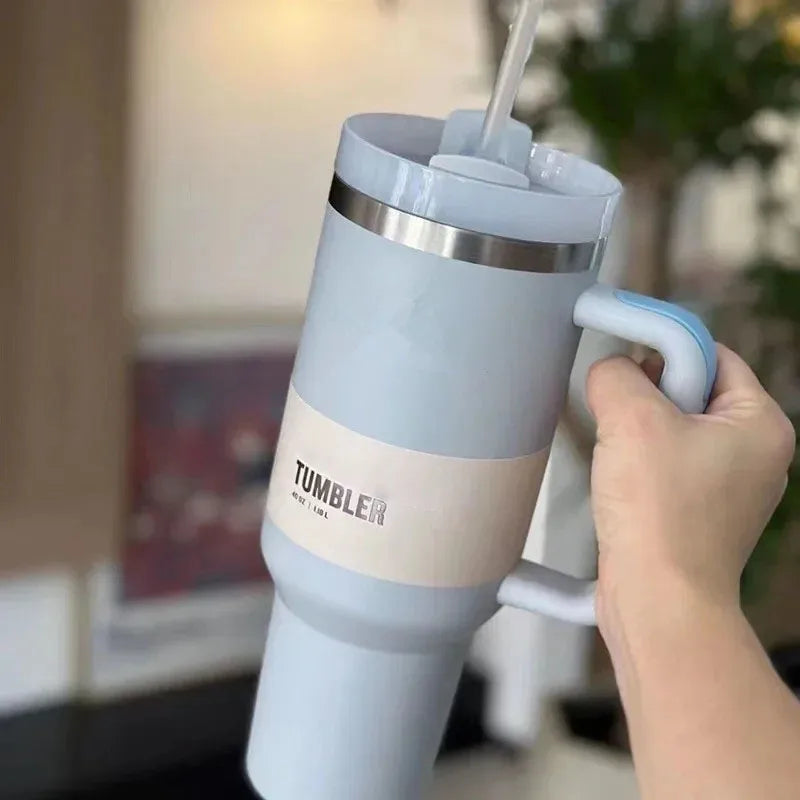 HydratePro - 1180ml Insulated Water Bottle with FlowState Lid