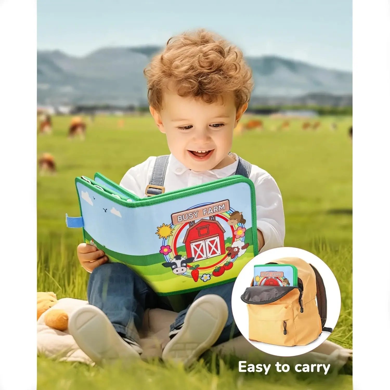 MeadowTots - Montessori Farm Animals Activity Book