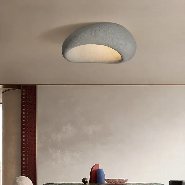 SereneAura Ceiling Light – Lumière Naturelle Wabi-Sabi
