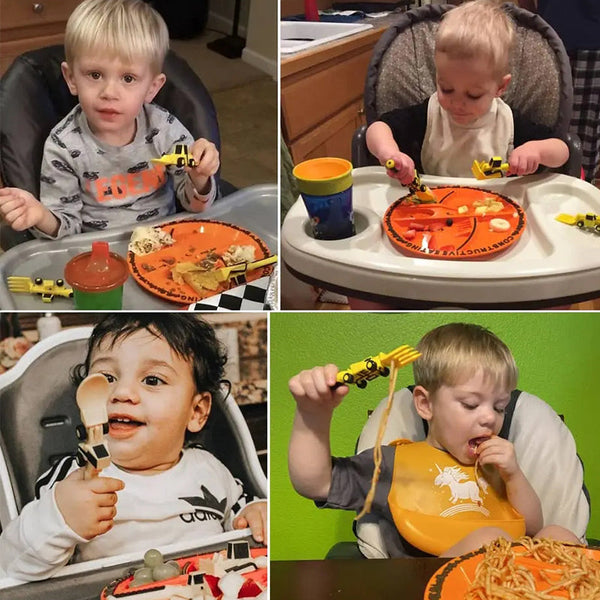 ConstructoFork - Sturdy Kids Cutlery Set