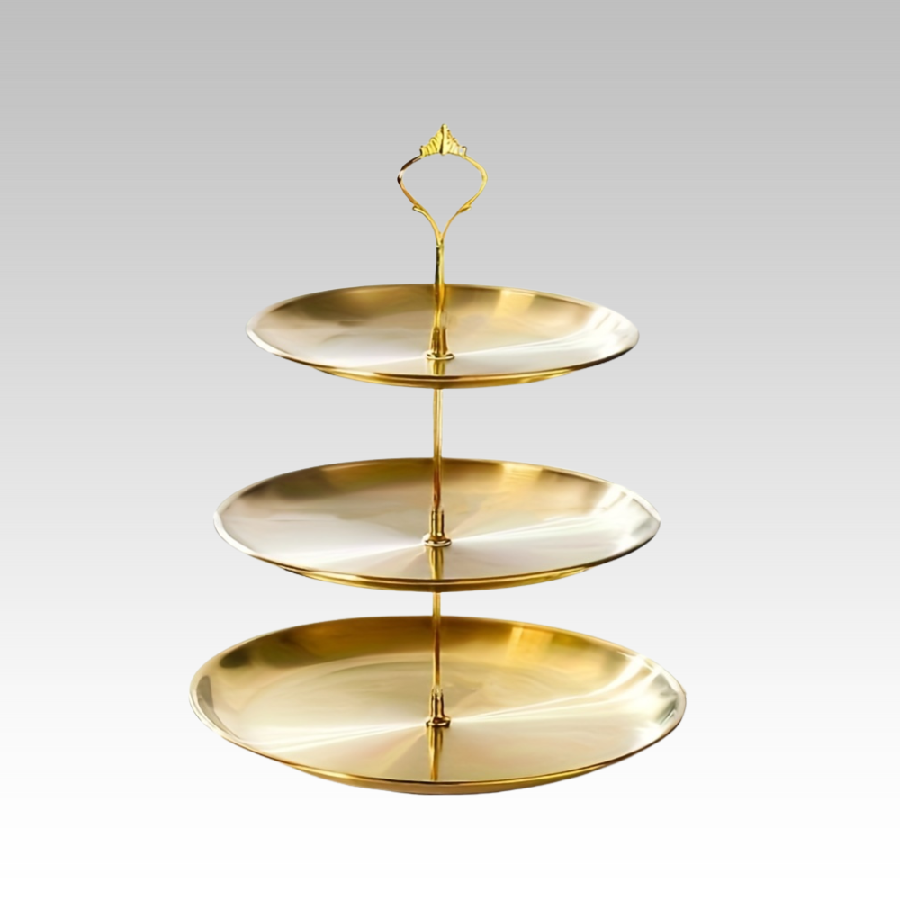 SteelTower - Stainless Steel Tiered Serving Stand for Parties