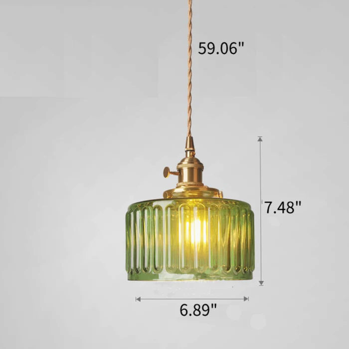 CrystalGlare - Vintage Crystal Glass Pendant Light