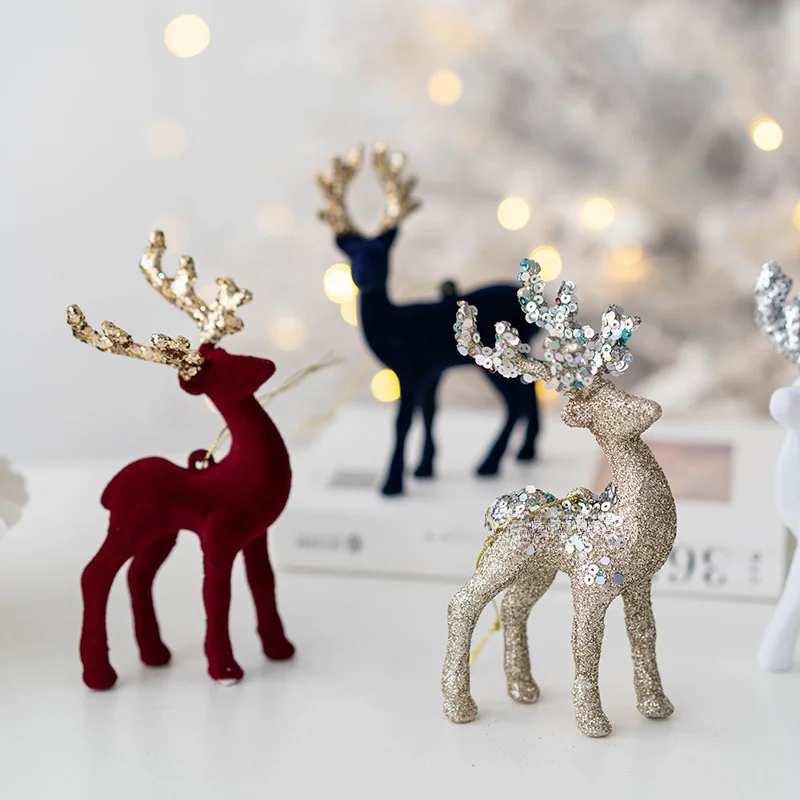 FrostDeer - Sparkling Reindeer Ornament for Elegant Christmas Decor