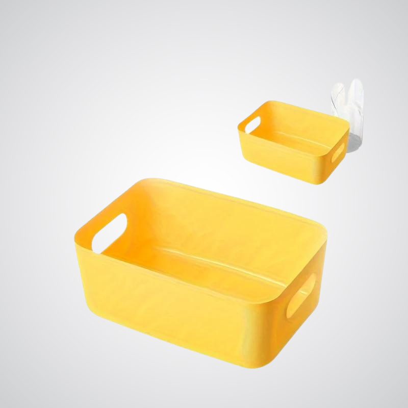 OrganiseerGemak - Set of 10 Wall-Mounted Storage Boxes for Cosmetics and Snacks