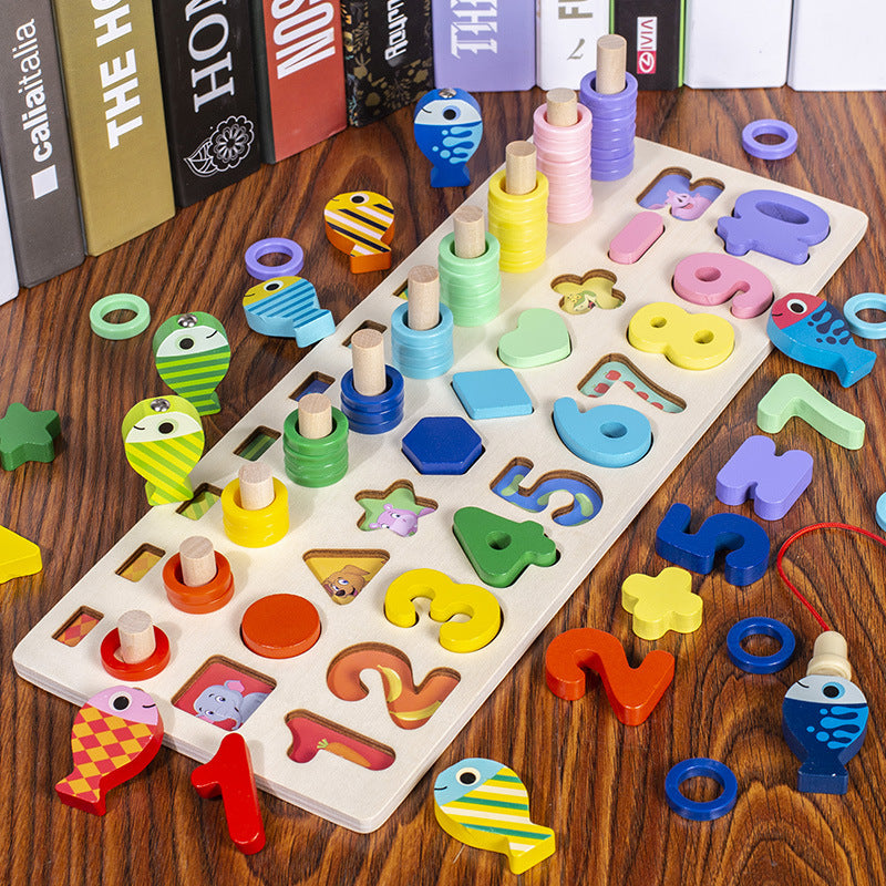 EduWood – Plateau Éducatif en Bois Montessori pour Enfants