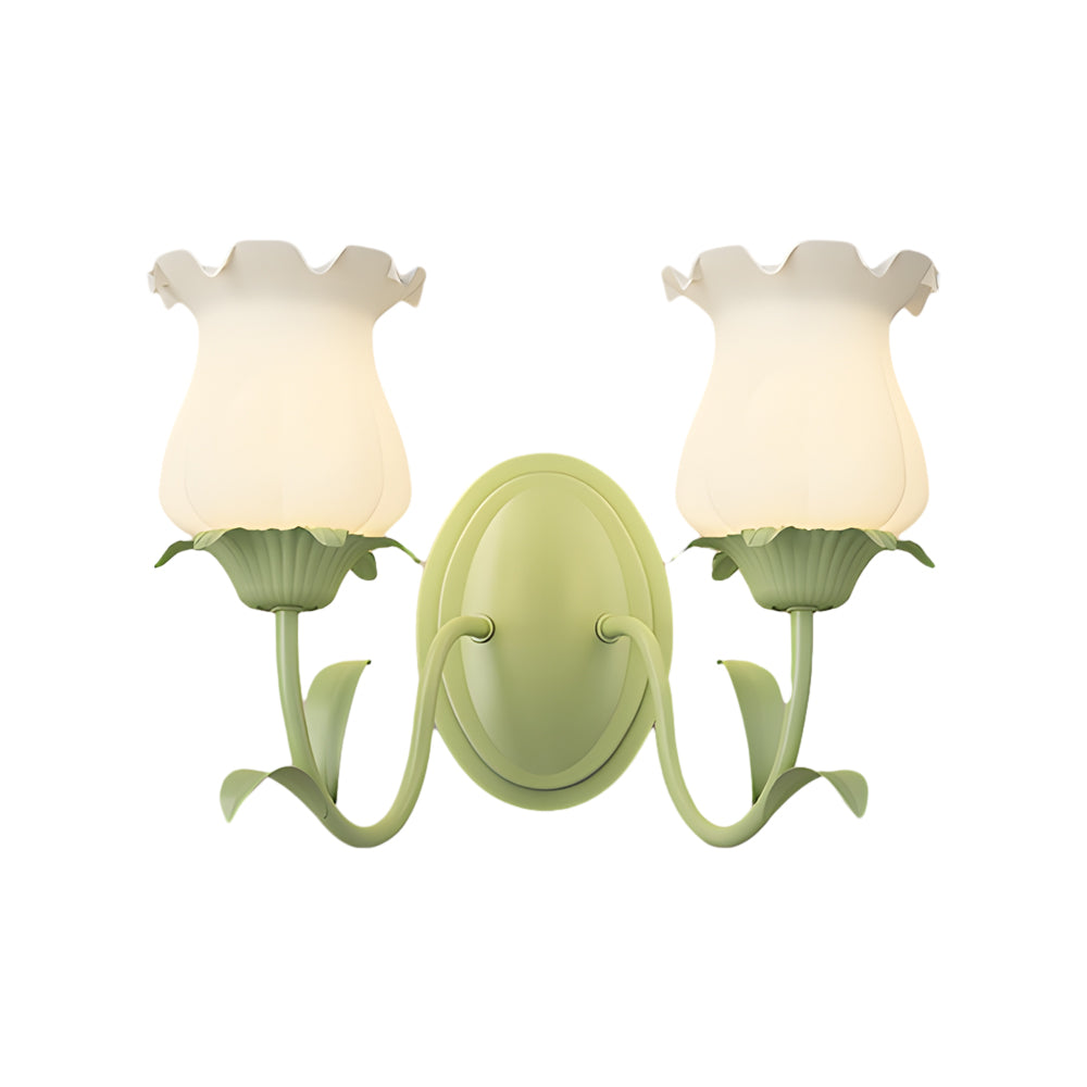 Inanthe - 3D Glass Flower Wall Sconce