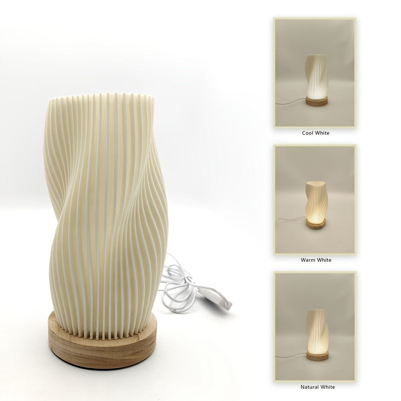 CozyLight - Dimmable Wooden LED Bedside Lamp